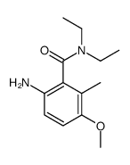 6-amino-N,N-diethyl-3-methoxy-2-methylbenzamide Structure
