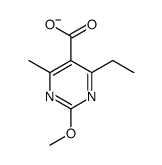 4-ethyl-2-methoxy-6-methylpyrimidine-5-carboxylate Structure