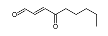 4-oxonon-2-enal Structure