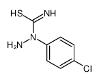 1-amino-1-(4-chlorophenyl)thiourea结构式