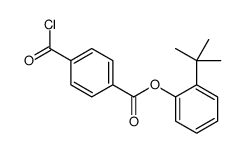 (2-tert-butylphenyl) 4-carbonochloridoylbenzoate Structure