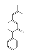5,7-dimethyl-2-phenylocta-4,6-dien-3-one结构式