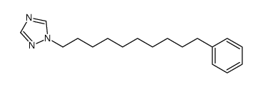 1-(10-phenyldecyl)-1,2,4-triazole Structure