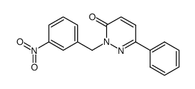 2-(3-nitrobenzyl)-6-phenylpyridazin-3(2H)-one Structure