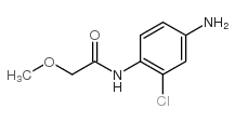 N-(4-氨基-2-氯苯基)-2-甲氧基乙酰胺结构式