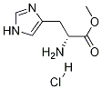 methyl D-histidinate hydrochloride Structure
