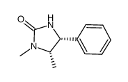 (4R,5S)-(-)-1,5-二甲基-4-苯基-2-咪唑烷酮结构式