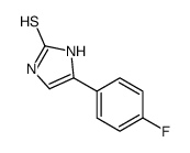 4-(4-氟-苯基)-1,3-二氢-咪唑-2-硫酮结构式