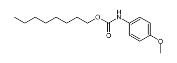 (4-methoxy-phenyl)-carbamic acid octyl ester结构式
