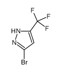5-溴-3(三氟甲基)吡唑结构式