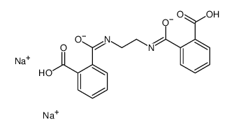 disodium 2,2'-[1,2-ethanediylbis(iminocarbonyl)]bisbenzoate Structure