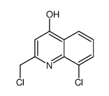 8-chloro-2-(chloromethyl)-1H-quinolin-4-one Structure