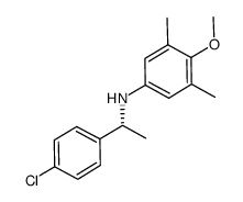 (R)-N-(3,5-dimethyl-4-methoxyphenyl)-(1-(4-chlorophenyl)ethyl)amine Structure