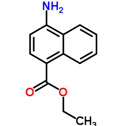 4-氨基萘-1-羧酸乙酯结构式
