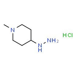 4-肼基-1-甲基哌啶盐酸盐结构式