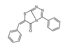 (6E)-6-benzylidene-3-phenyl-[1,3]thiazolo[2,3-c][1,2,4]triazol-5-one Structure
