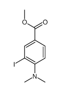 4-(二甲基氨基)-3-碘苯甲酸甲酯结构式