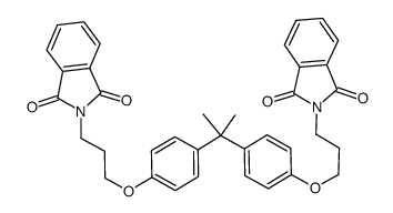 2,2-di(4-(3-phthalimido-1-propyloxy)phenyl)-propane结构式