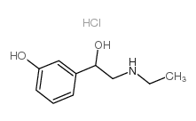 (±)-alpha-[(ethylamino)methyl]-m-hydroxybenzyl alcohol结构式