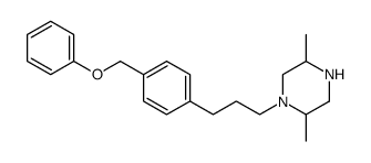 2,5-dimethyl-1-[3-[4-(phenoxymethyl)phenyl]propyl]piperazine结构式
