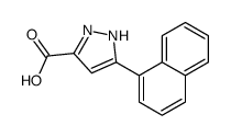 5-萘-1-基-1H-吡唑-3-羧酸结构式