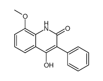 4-hydroxy-8-methoxy-3-phenyl-2(1H)-quinolinone Structure