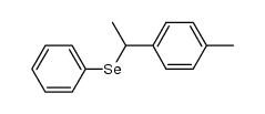 phenyl[1-(4-tolylethyl)]selane结构式
