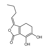 3-butylidene-6,7-dihydroxy-4,5-dihydro-2-benzofuran-1-one Structure
