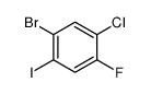 1-bromo-5-chloro-4-fluoro-2-iodobenzene Structure