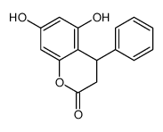 5,7-dihydroxy-4-phenyl-3,4-dihydrochromen-2-one结构式