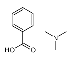benzoic acid,N,N-dimethylmethanamine结构式