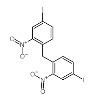 Benzene,1,1'-methylenebis[4-iodo-2-nitro- Structure