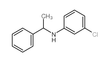 Benzenemethanamine, N-(3-chlorophenyl)-a-methyl-结构式