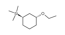 Silane, (3-ethoxycyclohexyl)trimethyl-, cis- (9CI) Structure