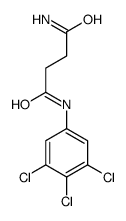 N'-(3,4,5-trichlorophenyl)butanediamide Structure