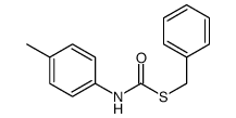 S-benzyl N-(4-methylphenyl)carbamothioate Structure