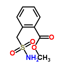 2-氨基磺酰甲基苯甲酸甲酯结构式