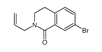 7-bromo-2-prop-2-enyl-3,4-dihydroisoquinolin-1-one Structure