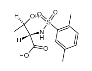 N-[(2,5-dimethylphenyl)sulfonyl]threonine Structure