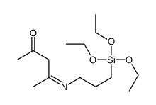 4-(3-triethoxysilylpropylimino)pentan-2-one Structure