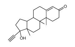 9,17-dihydroxy-17-ethynylandrost-4-en-3-one结构式