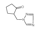 2-(1H-1,2,4-噻唑-1-甲基)环戊酮结构式