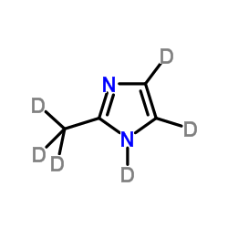 2-甲基咪唑-D6结构式