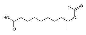 9-acetyloxydecanoic acid Structure