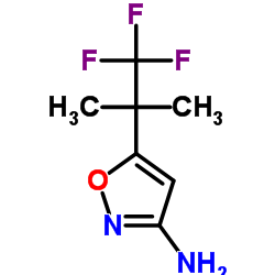 5-(1,1,1-Trifluoro-2-Methylpropan-2-Yl)-1,2-Oxazol-3-Amine Structure