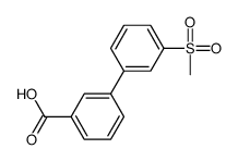 3'-Methanesulfonyl-biphenyl-3-carboxylic acid Structure