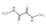 Ethanedithioamide,N1,N2-dimethyl- Structure