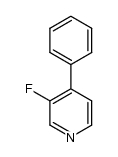 3-fluoro-4-phenylpyridine结构式