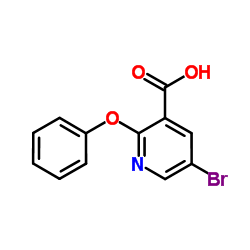 5-Bromo-2-phenoxynicotinic acid Structure