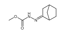 2-Norbornanone carbomethoxyhydrazone结构式